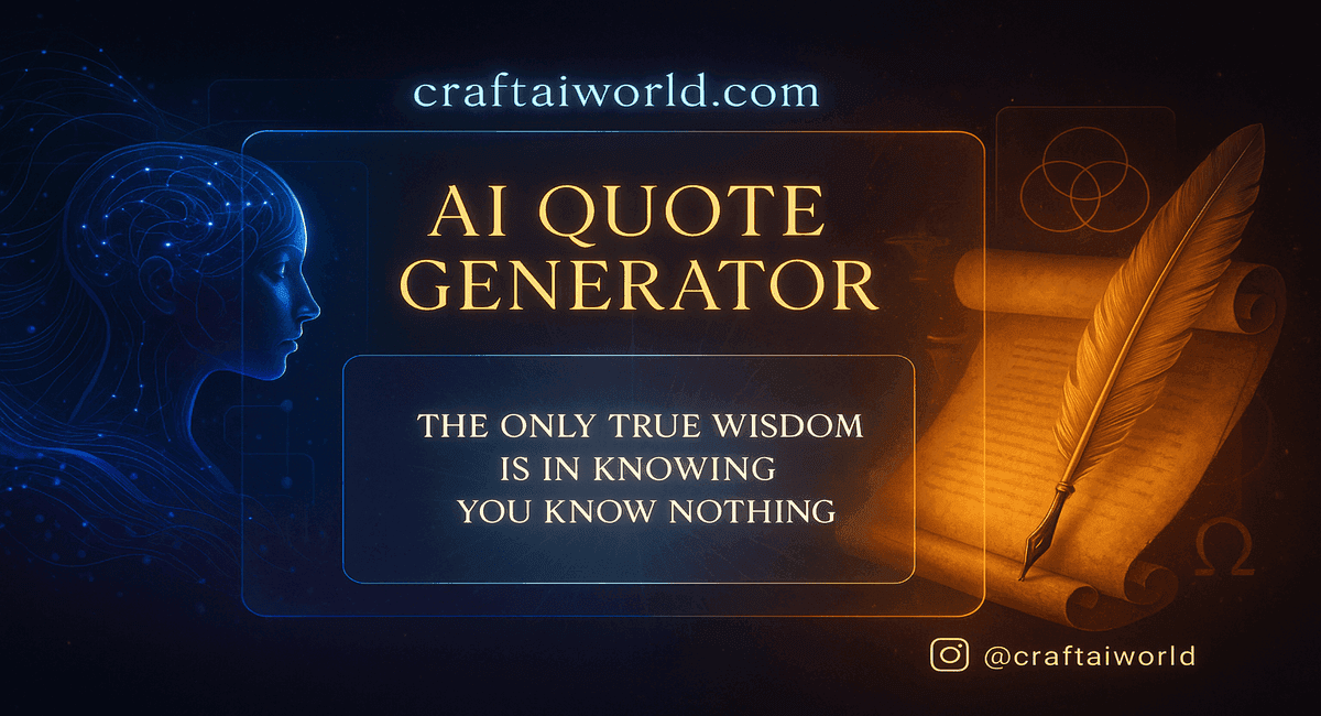 AI Quotes Generator tool preview